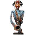 Solid Storage Supplies The Saxophonist Primo Mixed Media Sculpture SO2960918